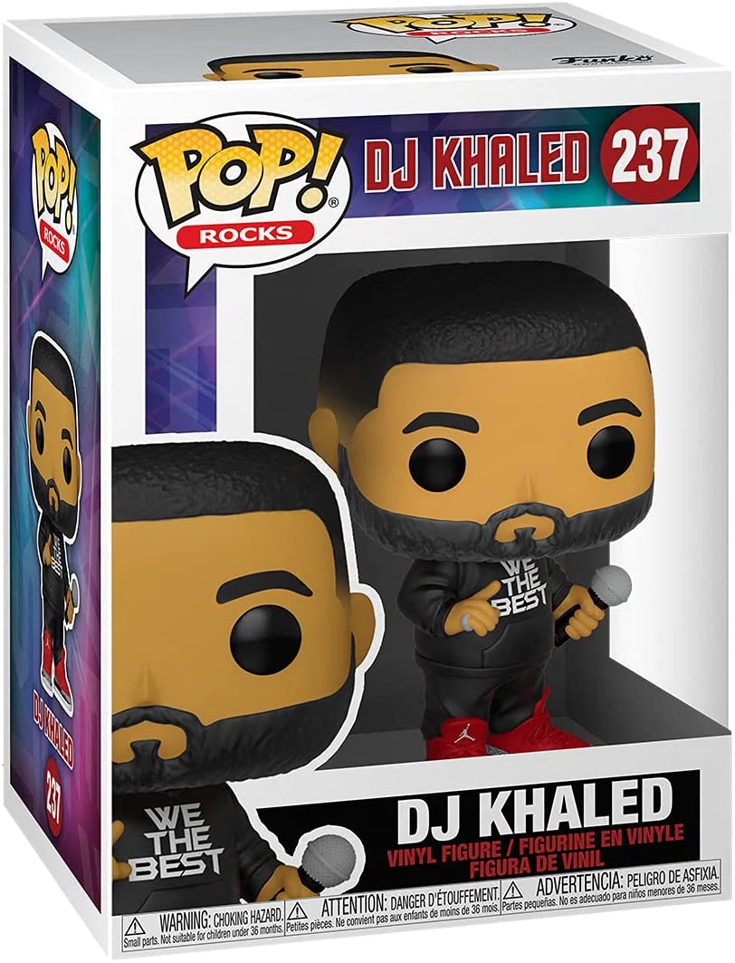 Pop Rocks DJ Khaled 3.75 Inch Action Figure - DJ Khaled #237