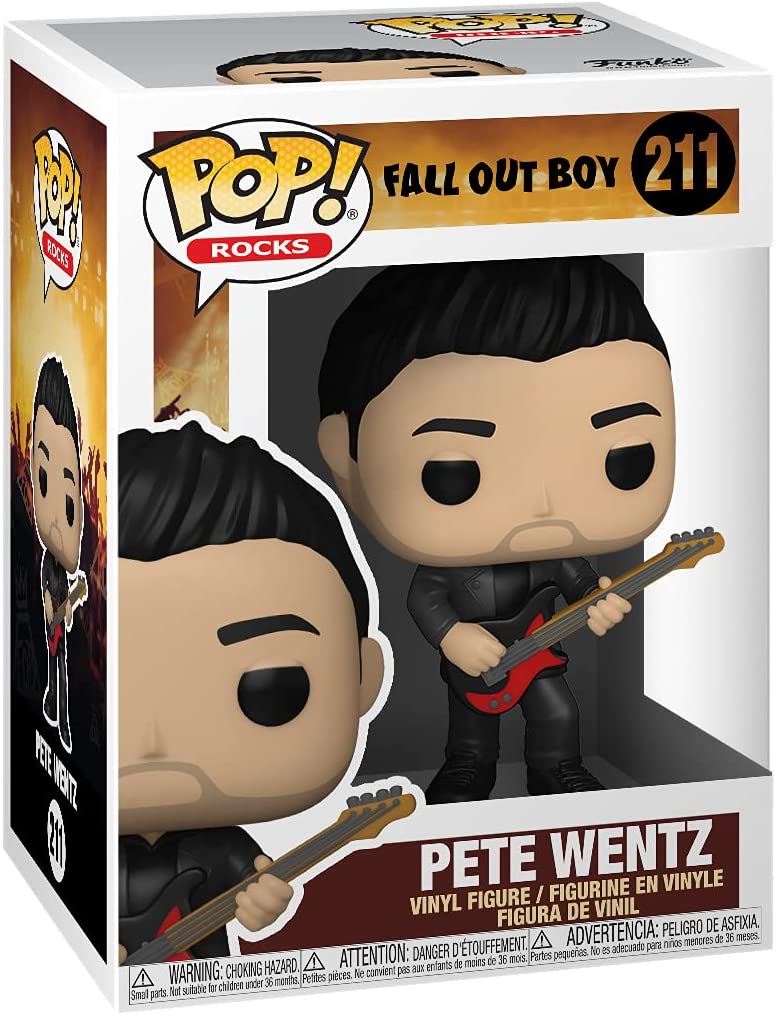 Pop Rocks Fall Out Boy 3.75 Inch Action Figure - Pete Wentz #211 |  cmdstore.com