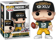 Pop Sports NFL Football 3.75 Inch Action Figure - Aaron Rodgers #43