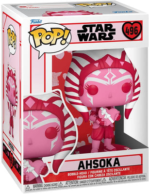 Pop Star Wars 3.75 Inch Action Figure - Valentines Ahsoka #496