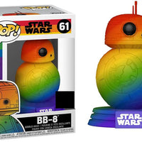 Pop Star Wars Pride 3.75 Inch Action Figure Exclusive - Rainbow BB-8 #61