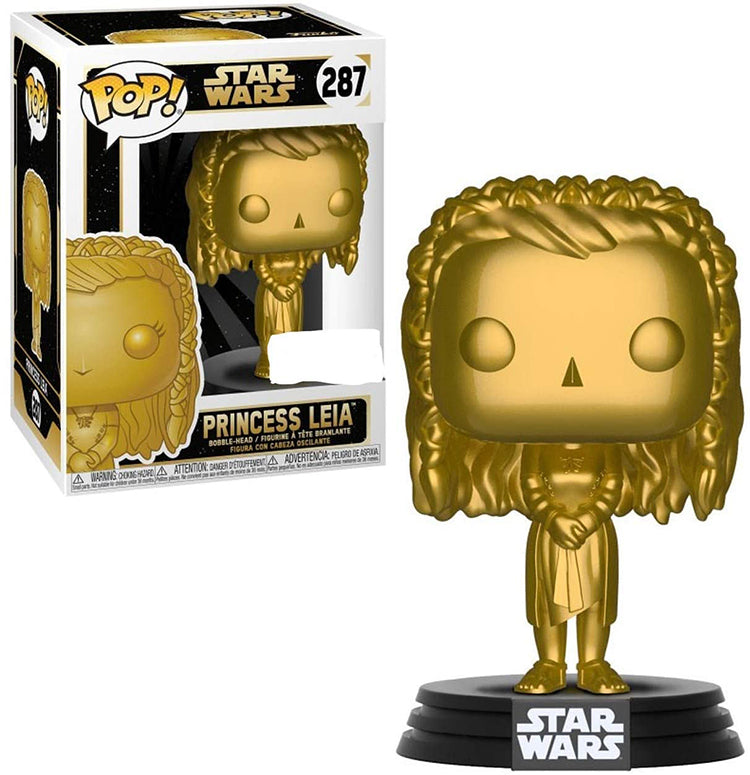 Pop Star Wars 3.75 Inch Action Figure Star Wars - Princess Leia Gold #287 Exclusive