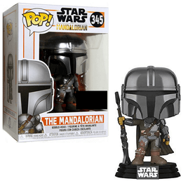 Pop Star Wars The Mandalorian 3.75 Inch Action Figure Exclusive - Mandalorian #345