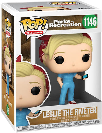 Pop Television Parks and Recreation 3.75 Inch Action Figure - Leslie The Riveter #1146