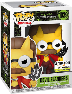 Pop Television The Simpsons 3.75 Inch Action Figure Exclusive - Devil Flanders #1029