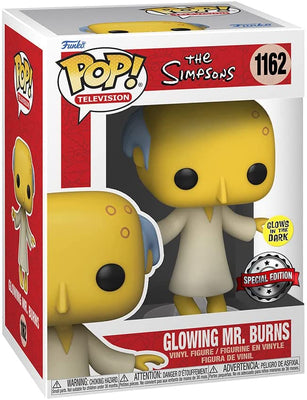 Pop Television The Simpsons 3.75 Inch Action Figure Exclusive - Glowing Mr. Burns #1162