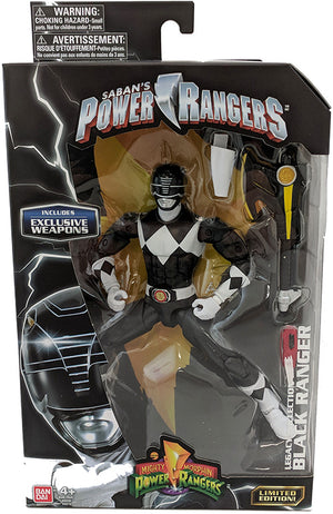 Power Rangers Legacy 6 Inch Action Figure Series J - Black Ranger