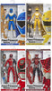 Power Rangers 6 Inch Action Figure Lightning Collection - Set of 4 (MMPR Yellow - SPD Red - Blaze - Zeo Blue)