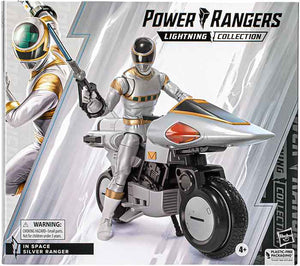 Power Rangers Lightning Collection 6 Inch Action Figure Deluxe - In Space Silver Ranger