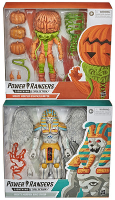 Power Rangers Lightning Collection 6 Inch Action Figure Wave 1 Deluxe - Set of 2 (King Sphinx - Pumpkin Rapper)