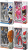 Power Rangers Lightning Collection 6 Inch Action Figure Wave 11 - Set of 4 (Dino Red - Zeo Cog - Dino Pink - Wolf)