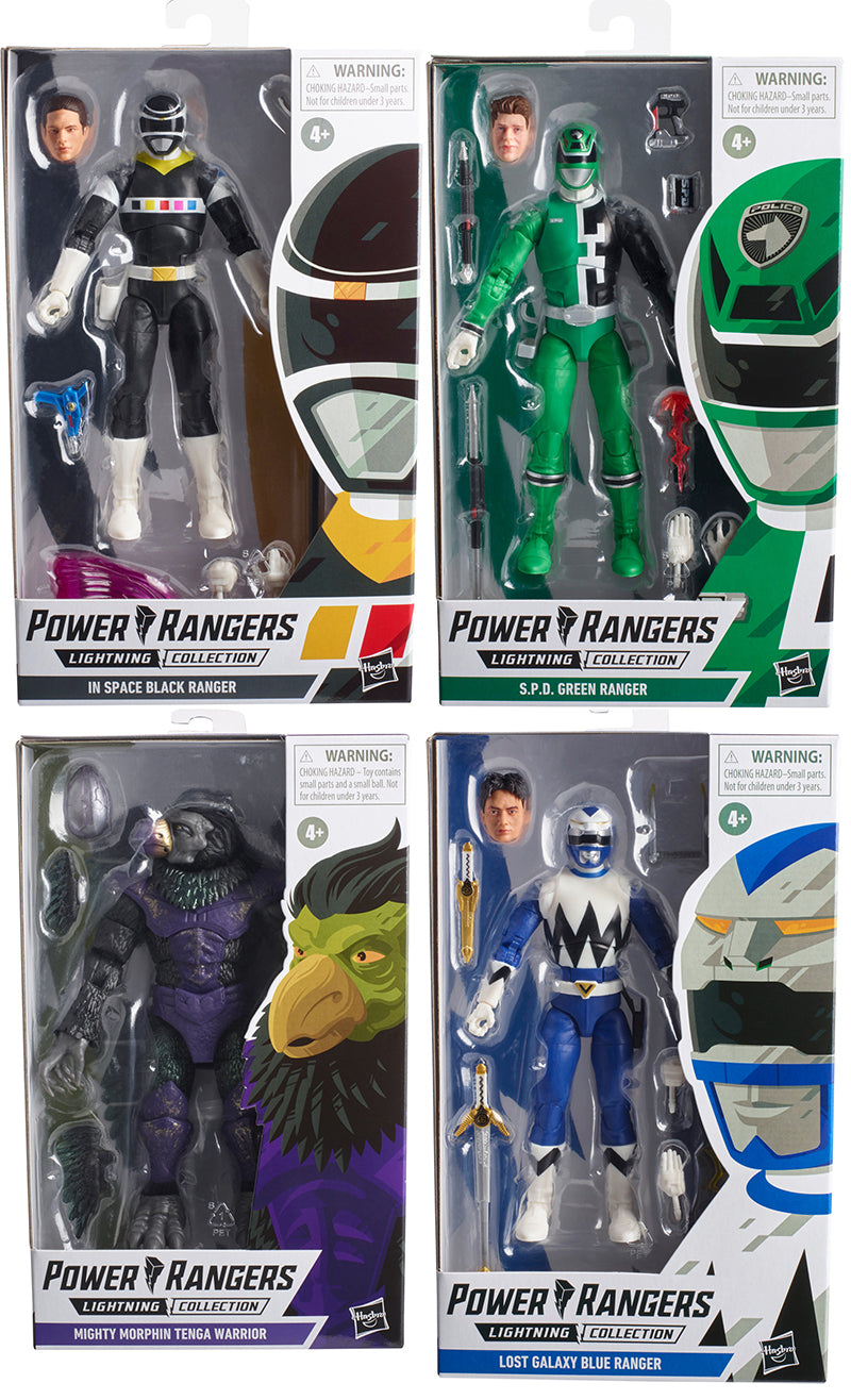 Power Rangers Lightning Collection 6 Inch Action Figure Wave 9 - Set o ...