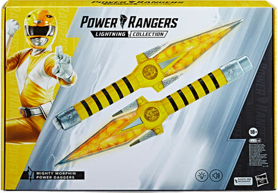 Power Rangers Lightning Collecton Life Size Prop Replica Mighty Morphin - Yellow Power Daggers
