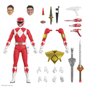Power Rangers Mighty Morphin 7 Inch Action Figure Ultimates Wave 2 - Red Ranger