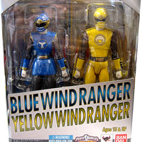 Power Rangers Ninja Storm 5 Inch Action Figure S.H.Figuarts Series - Blue and Yellow Wind Rangers