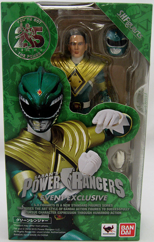 Power Rangers Mighty Morphin 6 Inch Action Figure S.H. Figuarts - Green Ranger SDCC 2018
