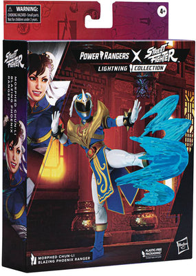 Power Rangers Street Fighter 6 Inch Action Figure Lightning Collection - Blazing Phoenix Ranger Chun-Li