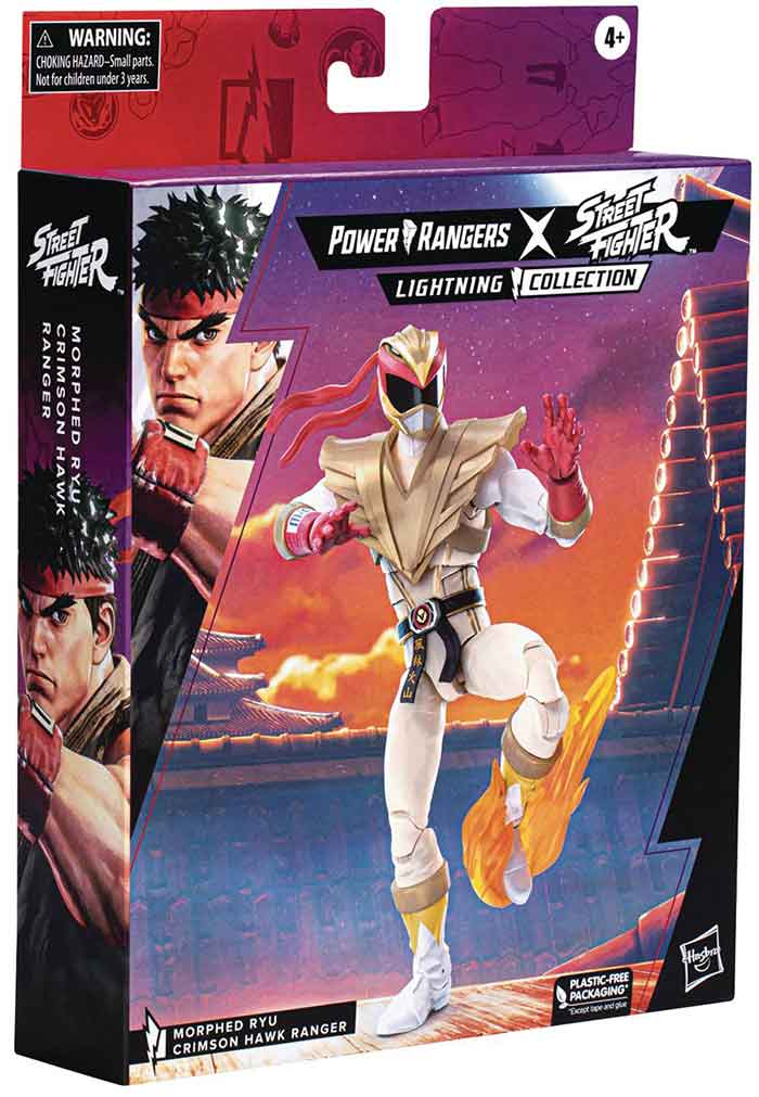 Power Rangers Ryu Figure Power Rangers Street Fighter 6 Inch Action Figure Lightning Collection ...