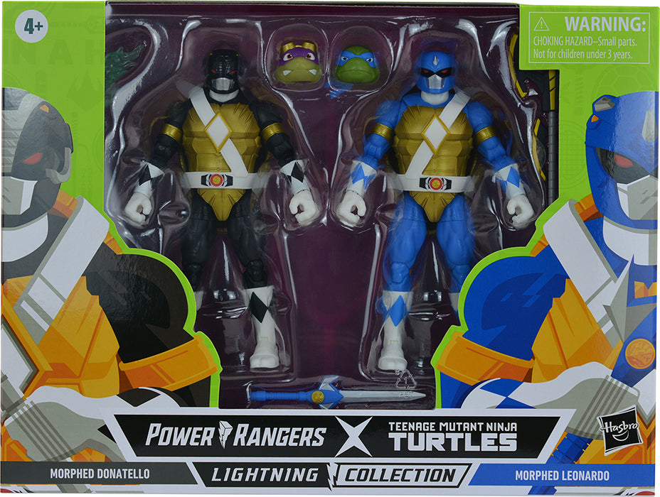 Power Rangers TMNT Crossover Lightning Collection Morphed Donatello & Leonardo - 2-pack
