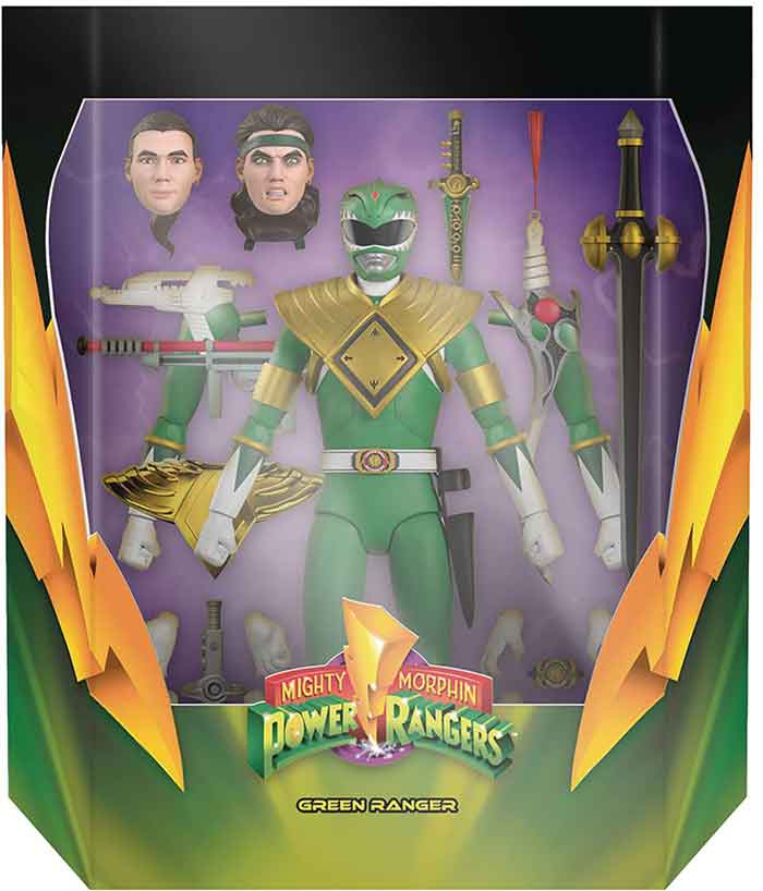 Power Ranger 8pcs Power Rangers 8 Inch Action Figure Ultimates - Green Ranger | cmdstore.com