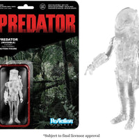 Predator 3.75 Inch Action Figure Reaction - Clear Stealth Masked Predator