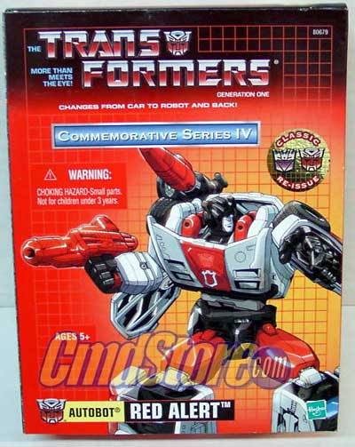 RED ALERT Transformers G1 Figure TRU Exclusive Hasbro Toy