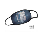 Reusable Washable Face Mask Attack On Titan Adult Size Mask - Shield Logo