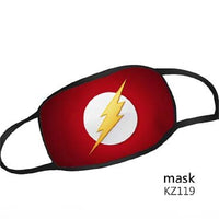 Reusable Washable Face Mask DC Comics The Flash Adult Size Mask - Flash Logo