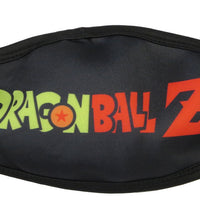 Reusable Washable Face Mask Dragonball Z Adult Size Mask - DBZ Logo