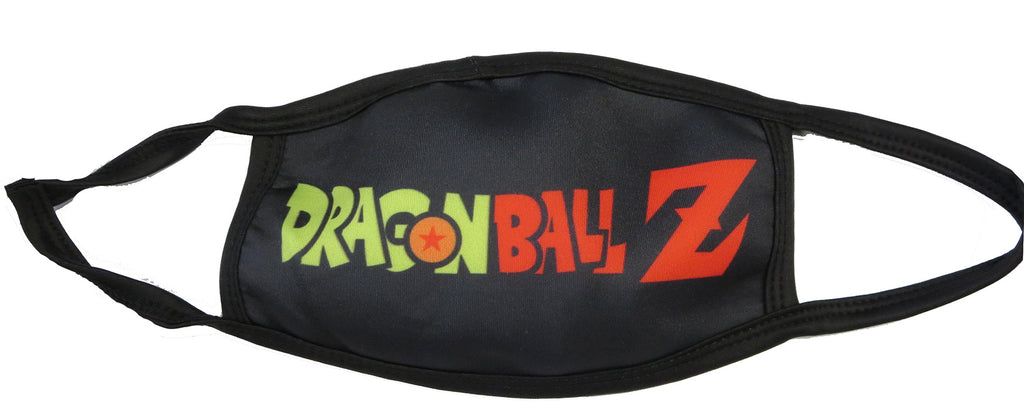 Reusable Washable Face Mask Dragonball Z Adult Size Mask - DBZ Logo