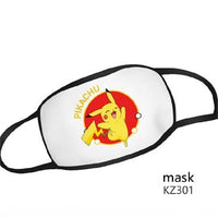 Reusable Washable Face Mask Pokemon Adult Size Mask - Happy Pikachu