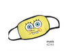 Reusable Washable Face Mask Spongebob Square Pants Adult Size Mask - Spongebob