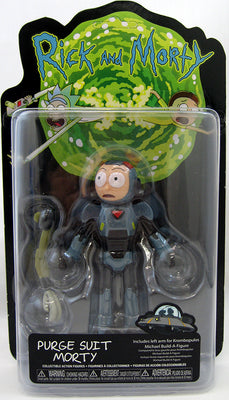 Rick & Morty 5 Inch Action Figure Krombopulos Michael BAF Series - Purge Suit Morty