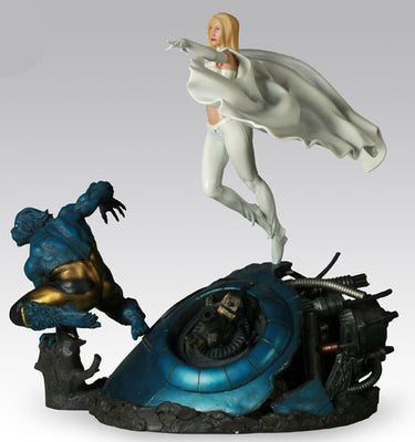 Sideshow Toys Marvel Action Figures:  X-MEN vs. SENTINEL Beast & White Queen