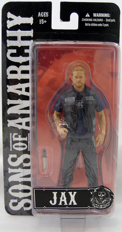 Sons Of Anarchy 6 Inch Action Figure - Jax Teller Blue T-Shirt