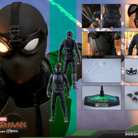 Spider-Man Far From Home 12 Inch Action Figure Movie Masterpiece 1/6 Scale - Spider-Man (Stealth Suit) Hot Toys 904857