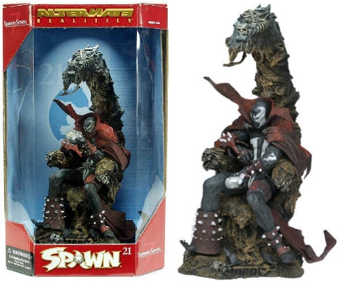 SPAWN on THRONE Alternate Realities Spawn VII DELUXE BOX Figure Edition Series 21 (Sub-Standard Packaging)