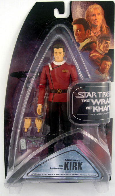 Star Trek 25th Anniversay Action Figures The Wrath Of Khan: Admiral Kirk