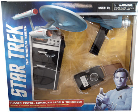 Star Trek Life-Size Accessories - Landing Party Pack (Phaser, Tricorder and Communicator)