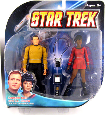 Star Trek The Original Series Action Figure 2-Pack: Kirk & Uhura