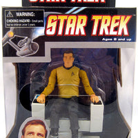 Star Trek The Original Series Action Figure: Captain Kirk & Electronic Command Chair (Sub-Standard Packaging)