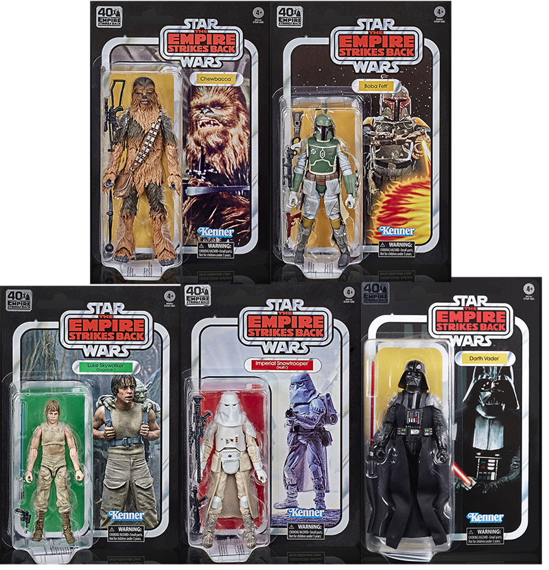 Star Wars 40th Anniversary 6 Inch Action Figure (2020 Wave 3) - Set of 5