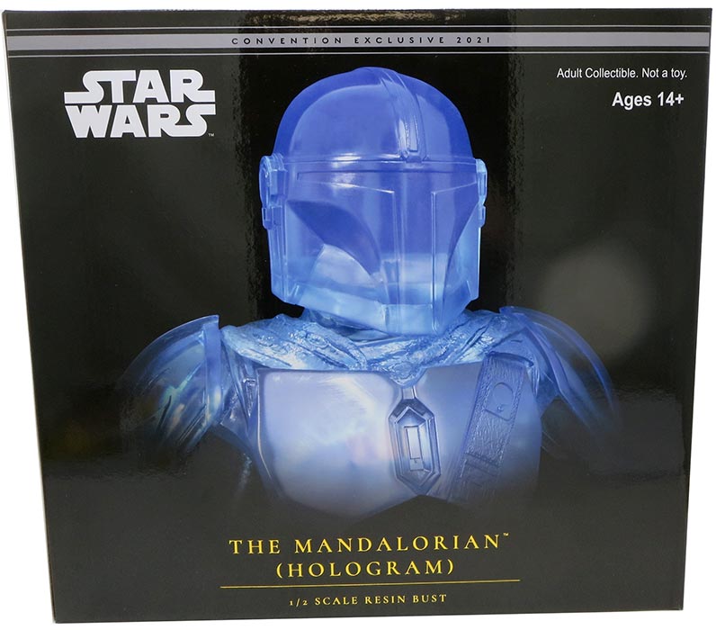 Star Wars Collectible L3D Light 10 Inch Bust Statue SDCC - The Mandalo
