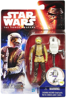 Star Wars The Force Awakens 3.75 Inch Action Figure Jungle And Space Wave 1 - Resistance Trooper
