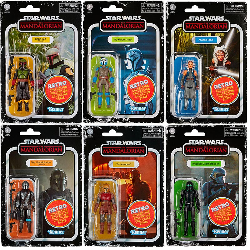 Star Wars Retro Collection Inch Action Figure Wave Set of