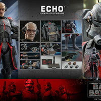 Star Wars The Bad Batch 12 Inch Action Figure 1/6 Scale - Echo Hot Toys 908283