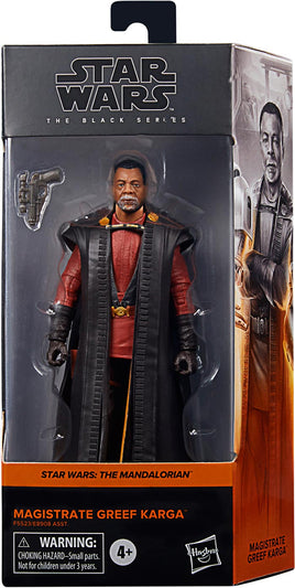 Star Wars The Black Series 6 Inch Action Figure Box Art (2022 Wave 3) - Magistrate Greef Karga