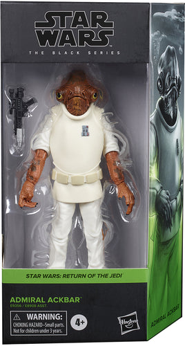 Star Wars The Black Series Box Art 6 Inch Action Figure Wave 1 - Admiral Ackbar #01