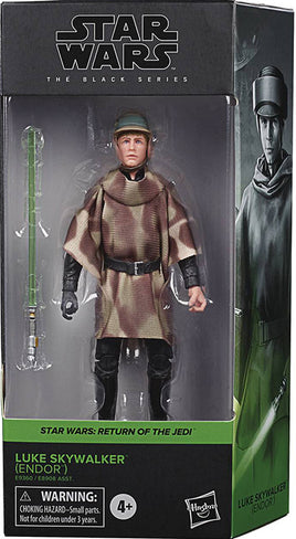 Star Wars The Black Series Box Art 6 Inch Action Figure Wave 2 - Luke Skywalker Endor