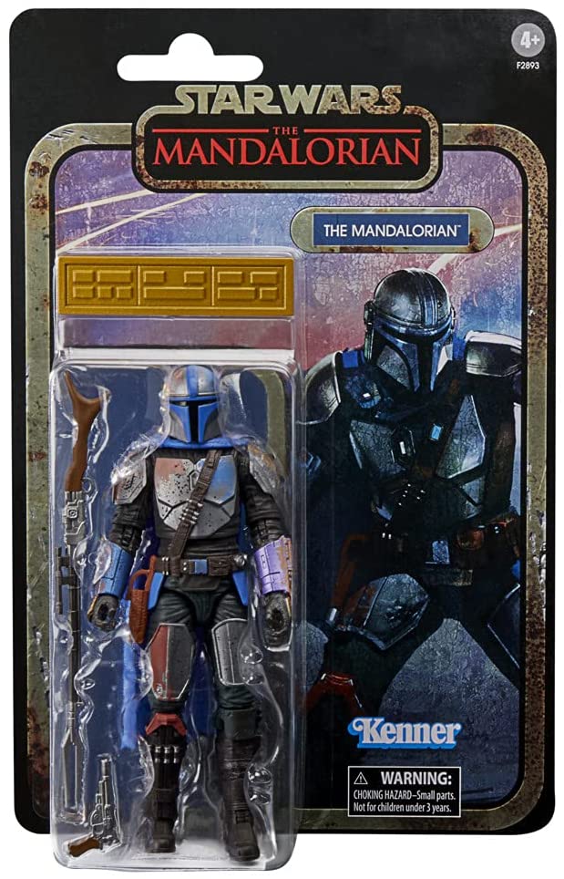  STAR WARS Retro Collection The Mandalorian (Beskar) Toy  3.75-Inch-Scale The Mandalorian Collectible Action Figure, Accessories :  Toys & Games